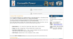 Desktop Screenshot of gurusabhpower.com