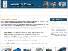 Tablet Screenshot of gurusabhpower.com